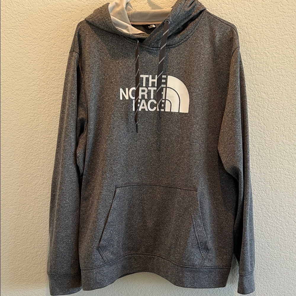XL North Face Charcoal Gray Men's Hoodie